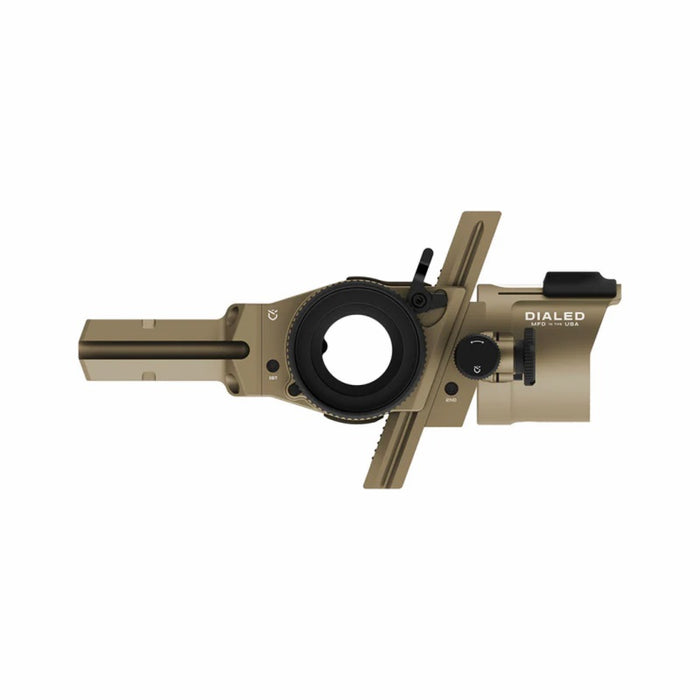 Dialed Archery Visier PRÜF Bridge-Lock Dovetail 5H - 5-Pin