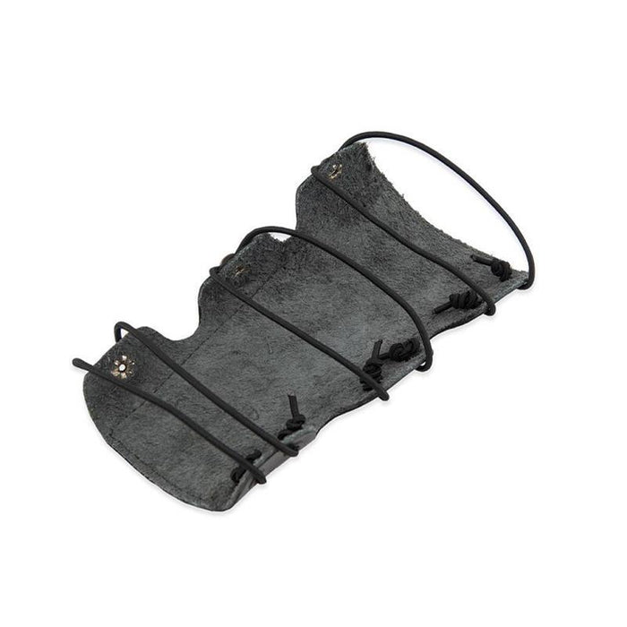 BuckTrail Armschutz Leder Patchy schwarz