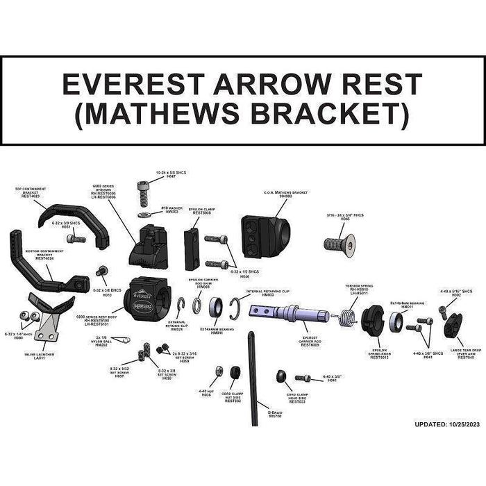 Hamskea Pfeilauflage Everest mit Mathews Bracket