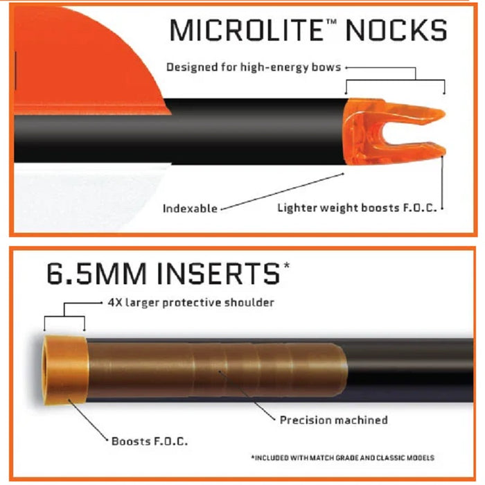 Easton Carbonpfeil 6.5 Match Grade 6-er Pck