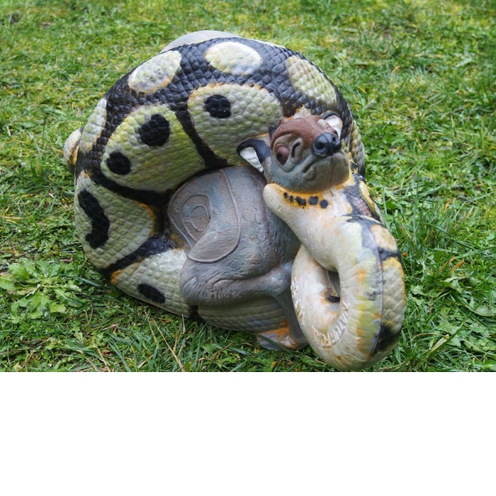 Natur Foam Python mit Schwarzrückenducker