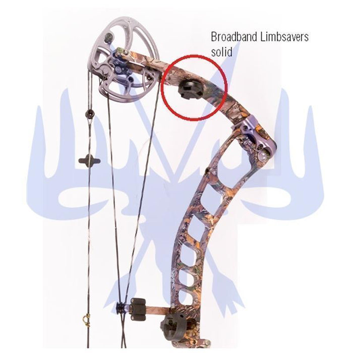 Limbsaver Dämpfer Broadband Limbsavers für Solid Limbs