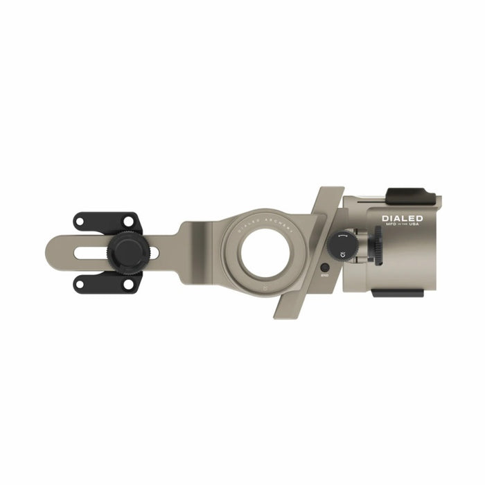 Dialed Archery Visier Strike Fixed Riser Mount Dovetail 3VA - 3-Pin