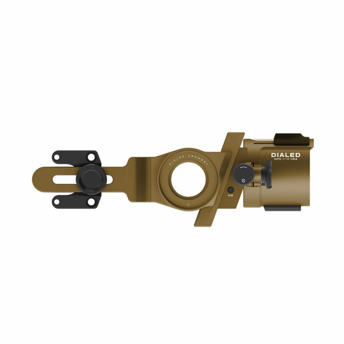 Dialed Archery Visier Strike Fixed Riser Mount Dovetail 3V - 3-Pin