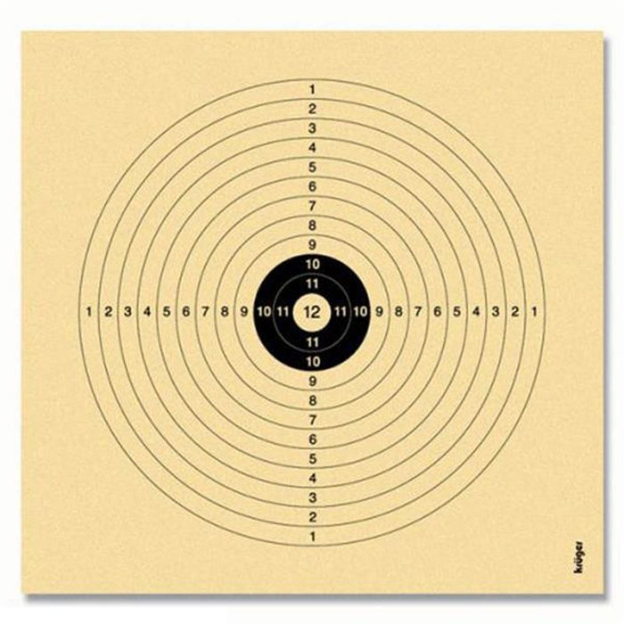 Zielscheiben für Luftgewehre 10er Pack