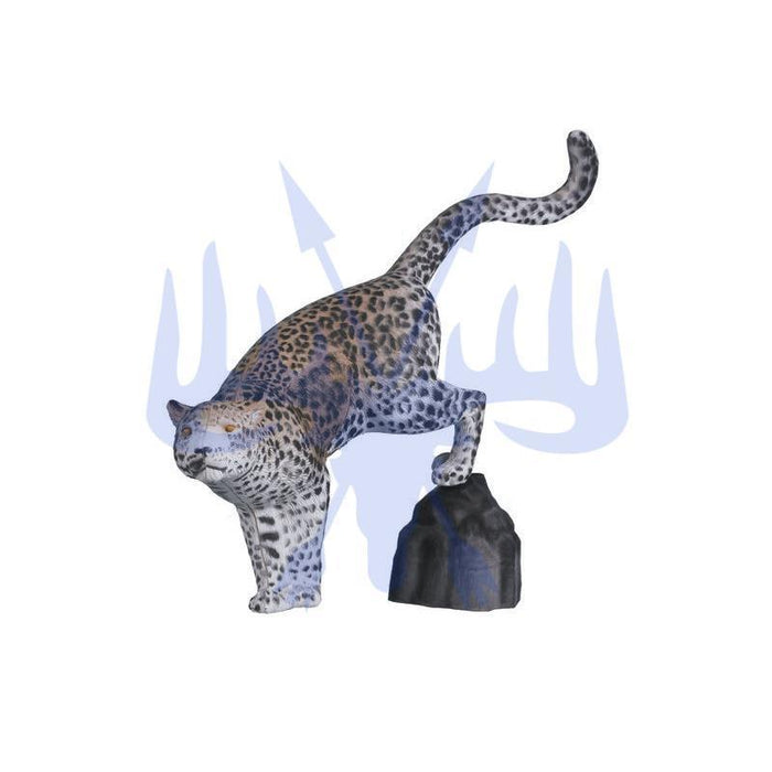 Rinehart Leopard mit Stein