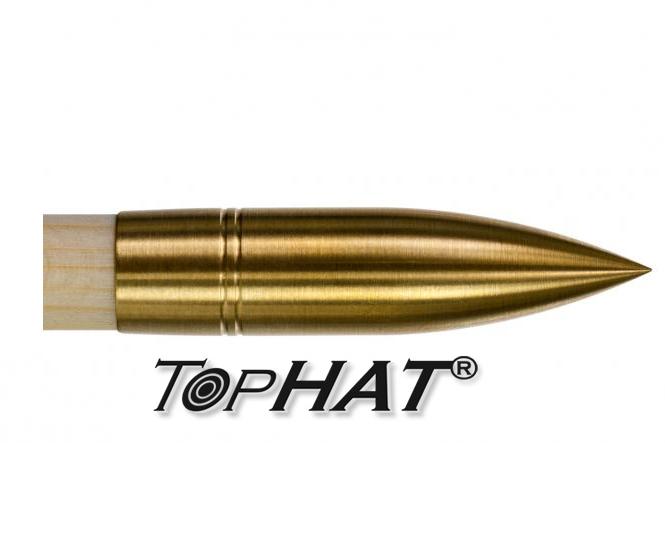 TopHat Messing Spitze Bullet mit Gewinde für Holzpfeile