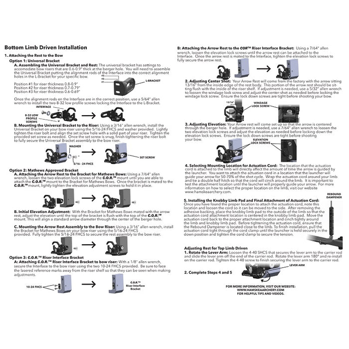 Hamskea Pfeilauflage Epsilon V2 Universal