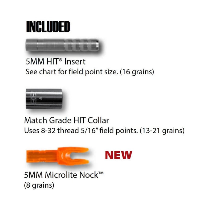 Easton Carbonpfeil 5.0 Match Grade 6-er Pck